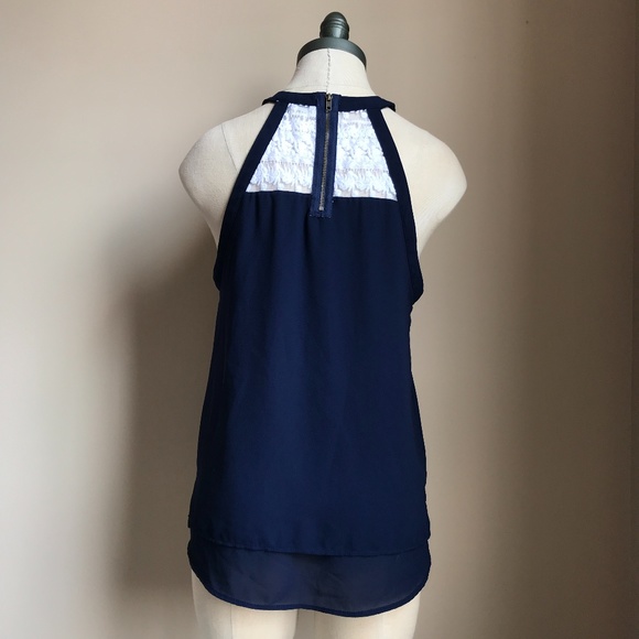 Blue Monteau Halter Tank - Picture 7 of 11
